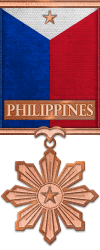 Map - Philippines - Bronze Medal Image