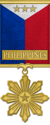 Map - Philippines - Gold Medal Image
