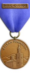 Map - Balkan Peninsula - Bronze Medal Image