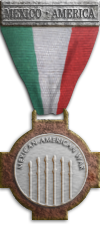 Map - Mexican-American War - Silver Medal Image