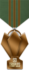 UDO - Triples - Bronze Medal Image