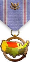 Map - USA - Bronze Medal Image