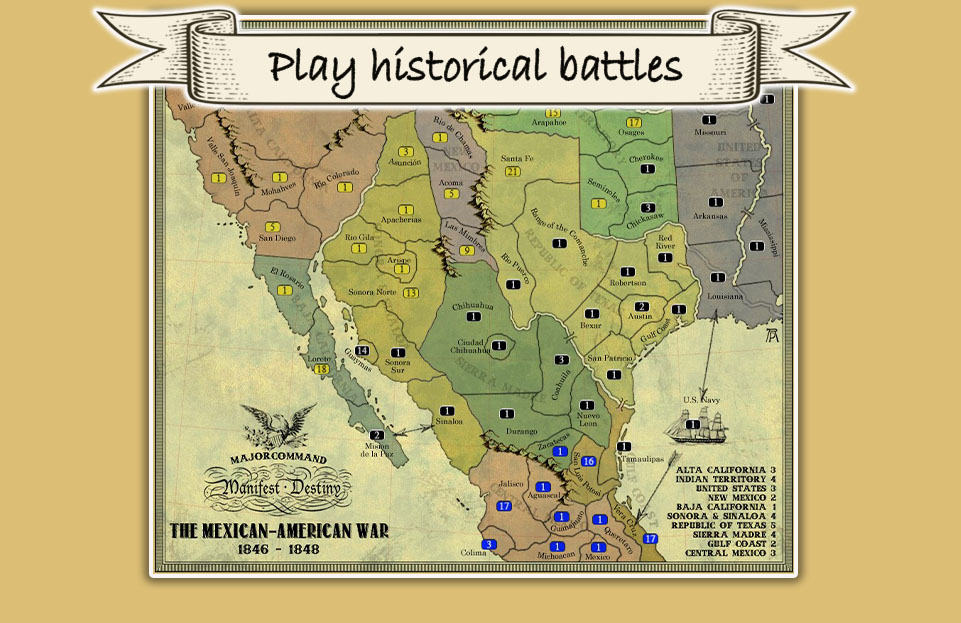 MajorCommand Mexico map preview