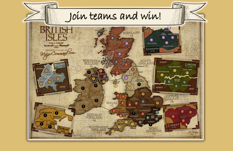 MajorCommand United Kingdom map preview
